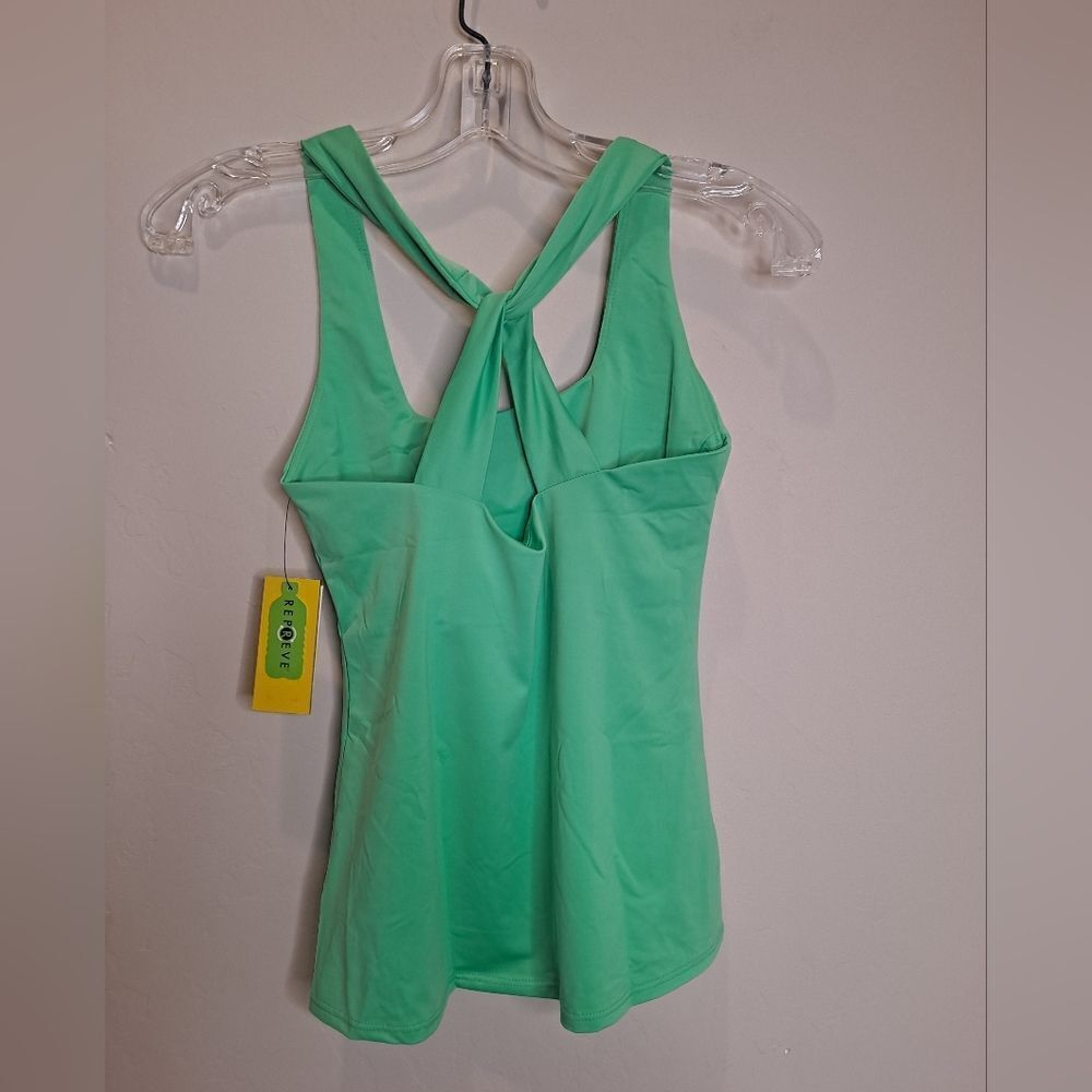 Eleven by Venus Williams Charm Tank Top Women's Size Small Green Apple - Picture 7 of 10